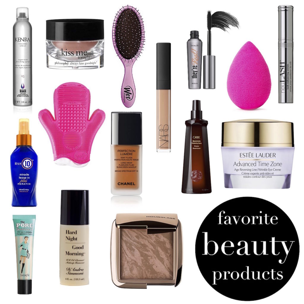 My favorite beauty products